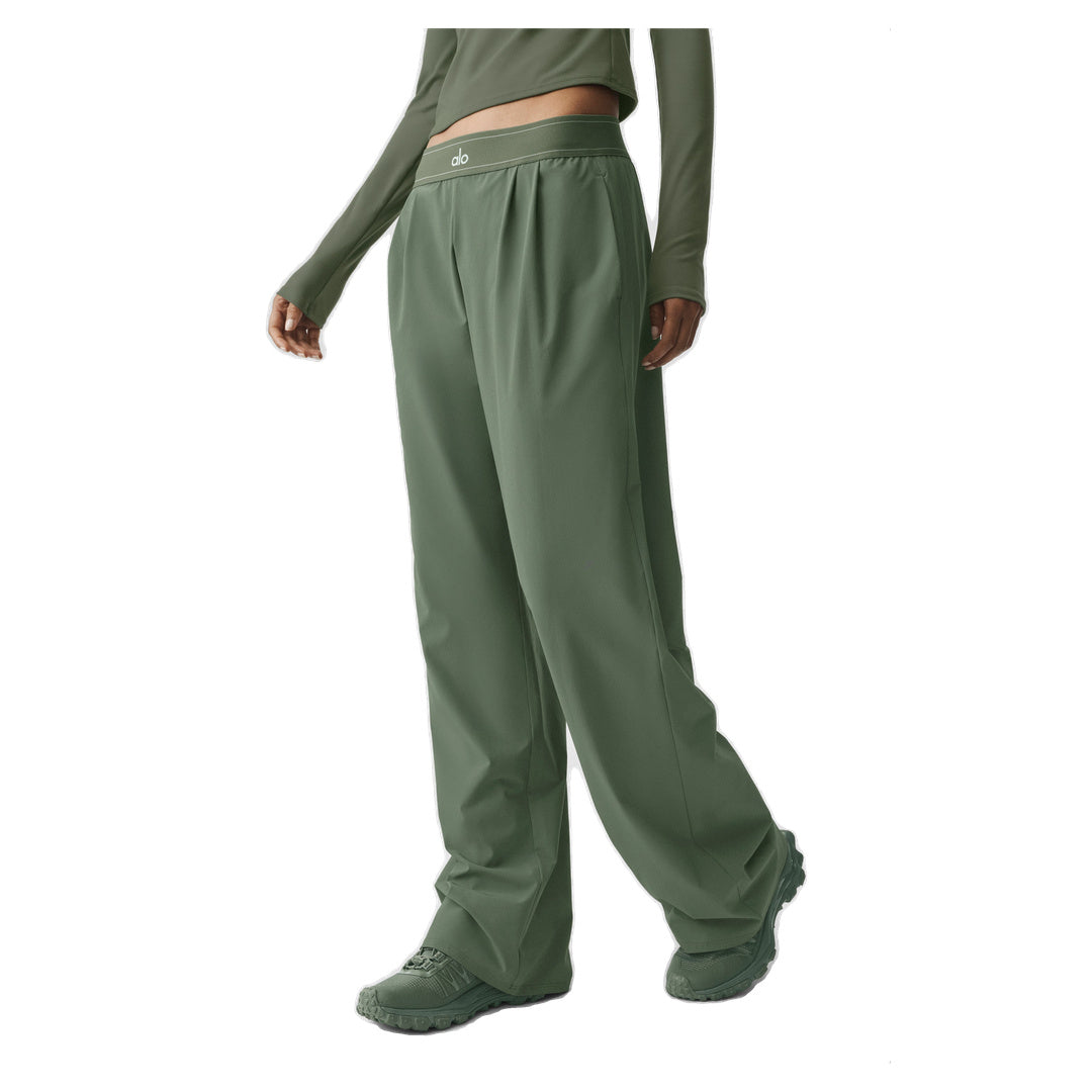 ALO Suit Up Trouser (Regular) - Bamboo Green