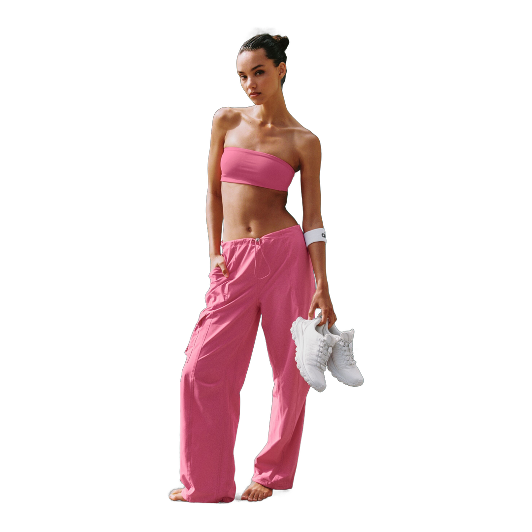 alo Low Rise Megastar Cargo Pant - Paradise Pink