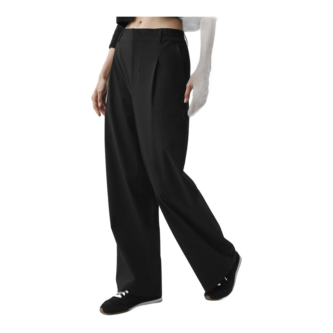 alo High-Waist Pursuit Trouser (Regular) - Black