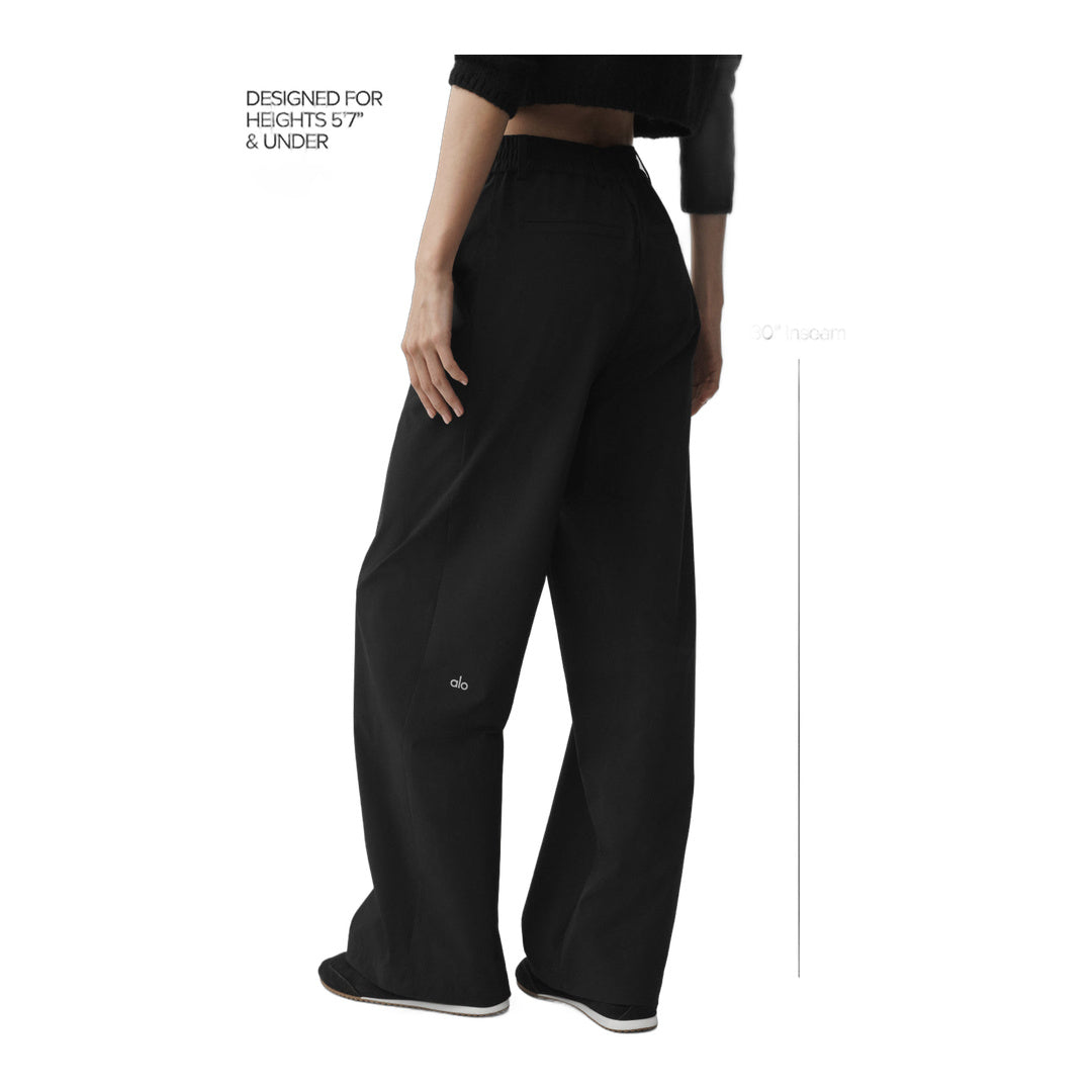 alo High-Waist Pursuit Trouser (Regular) - Black