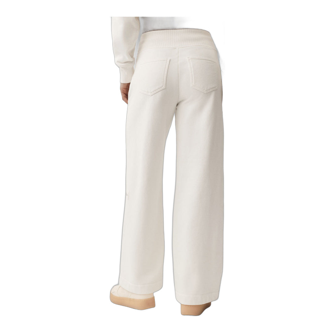 alo Serenity Wide Leg Sweatpant - Ivory
