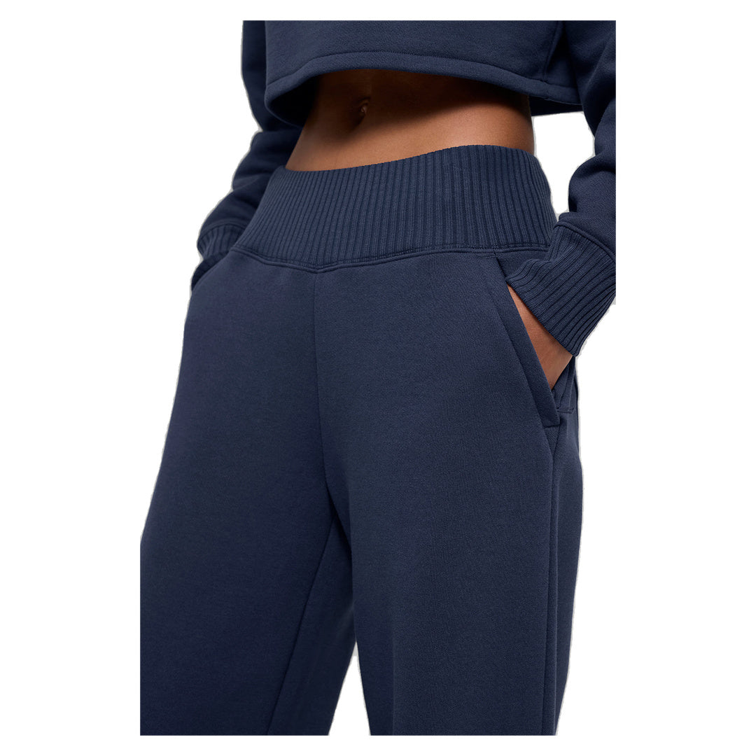 ALO Serenity Wide Leg Sweatpant - Navy