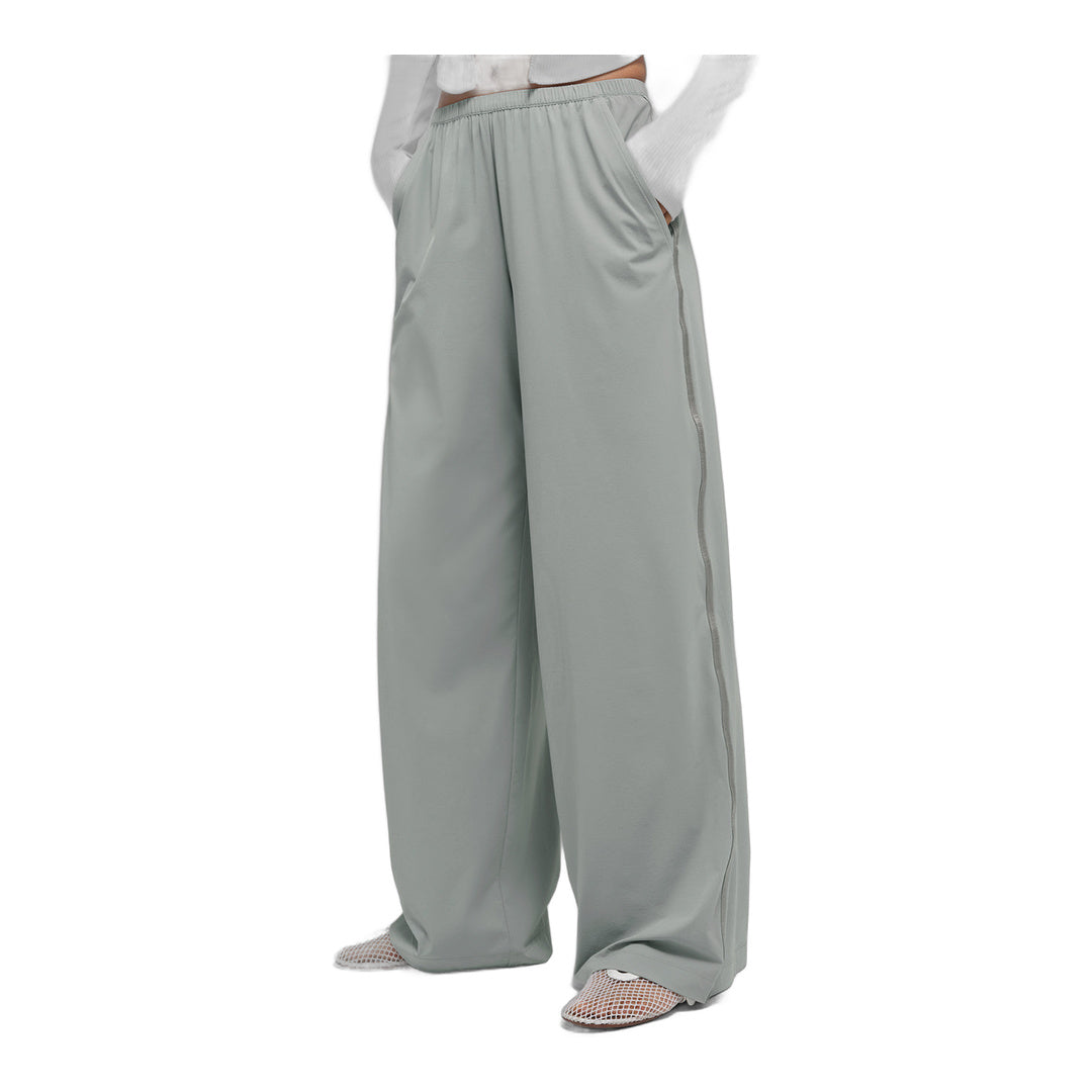 alo Breezy Wide Leg Pant (Long) - Lunar Grey