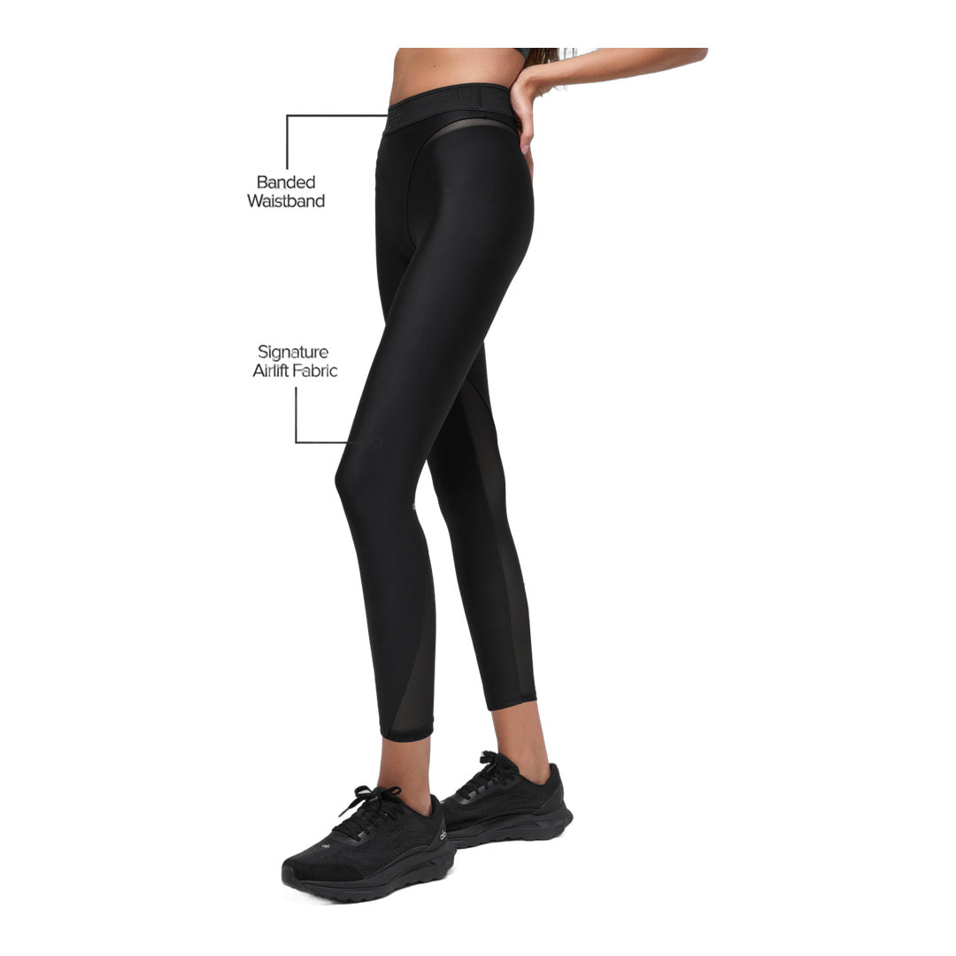 alo Airlift High-Waist 7/8 Rebel Legging - Black