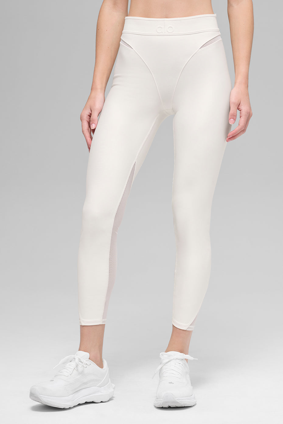 alo Airlift High-Waist 7/8 Rebel Legging - Ivory