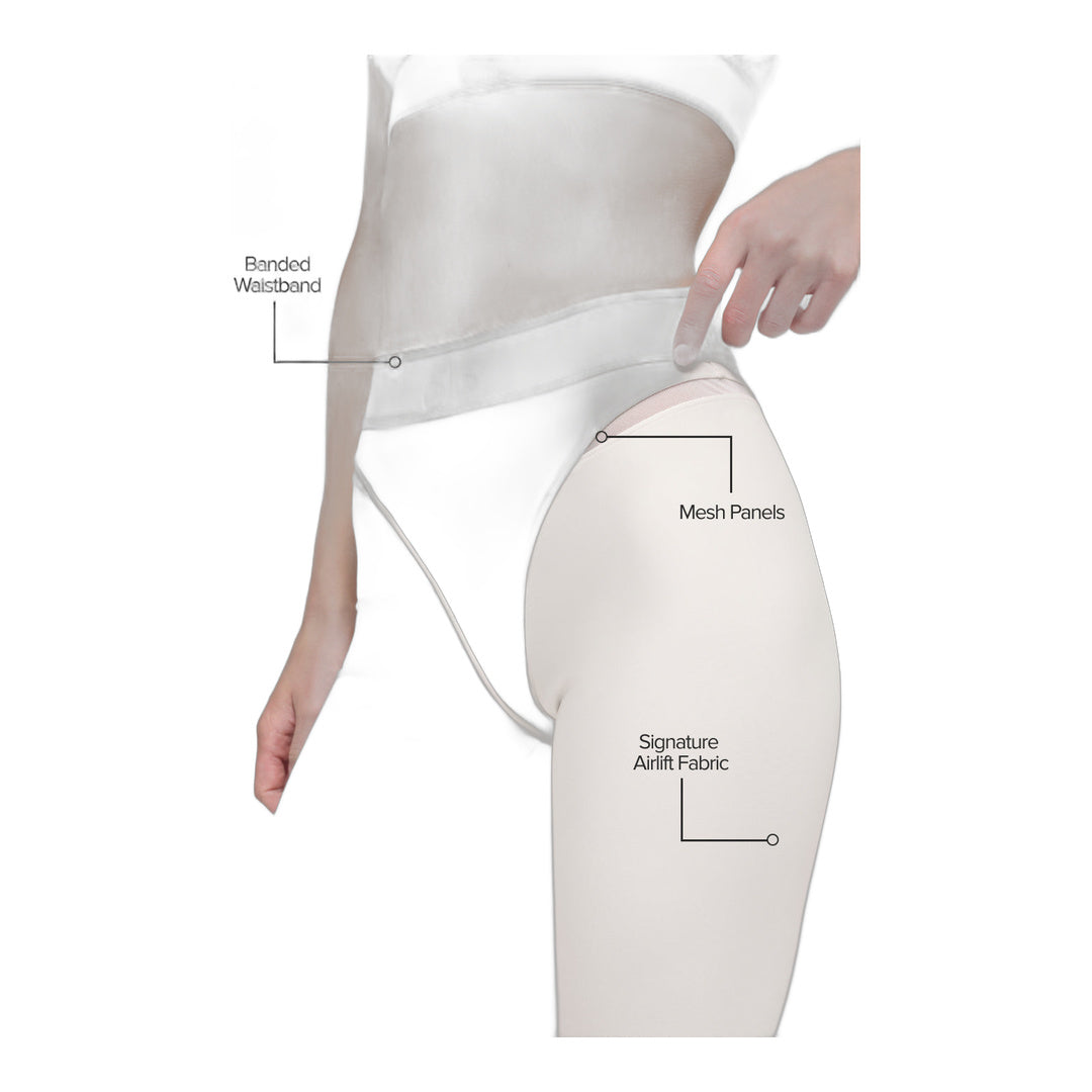 alo Airlift High-Waist 7/8 Rebel Legging - Ivory