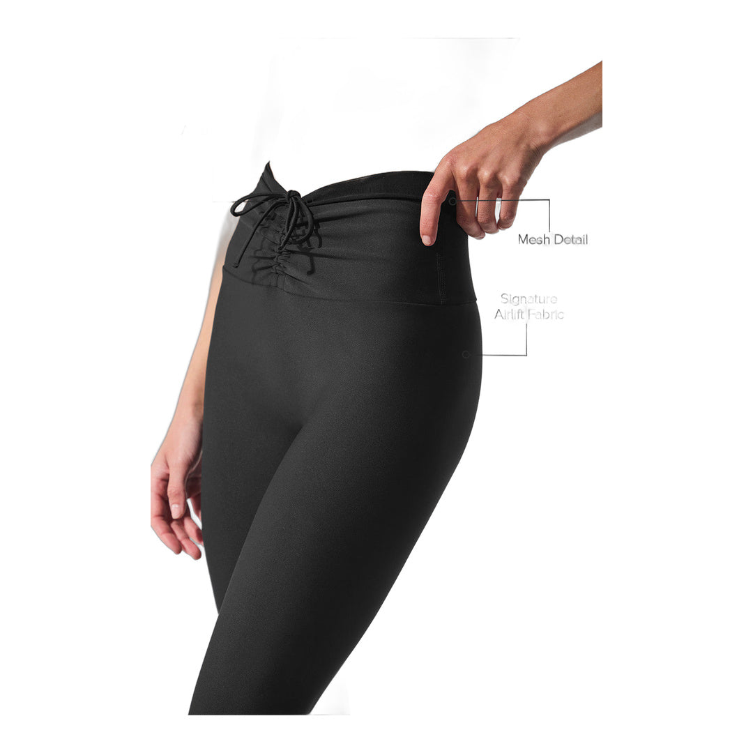 alo Airlift Mesh High-Waist Divine Legging - Black