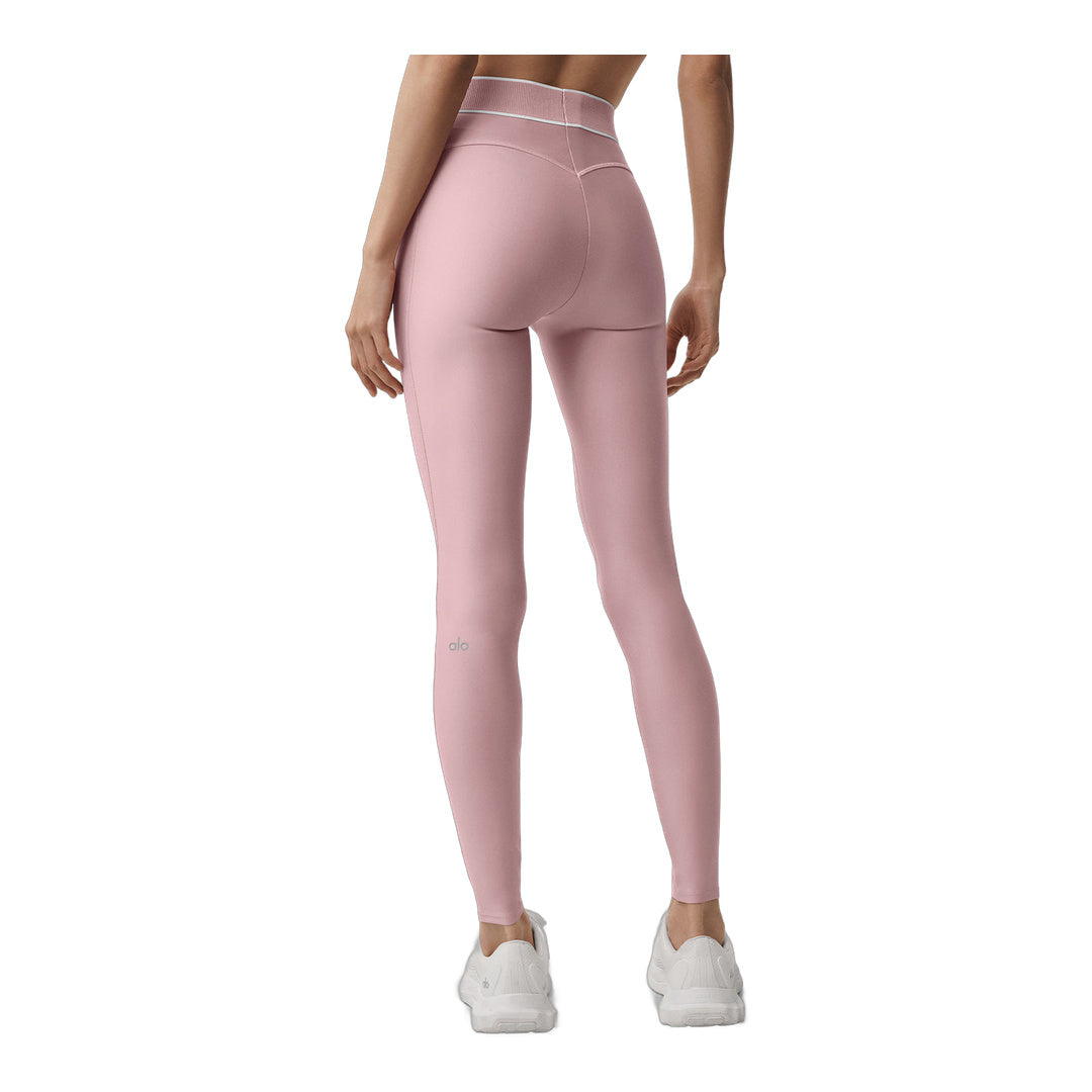alo Airlift High-Waist Alignment Legging - Vintage Pink/White
