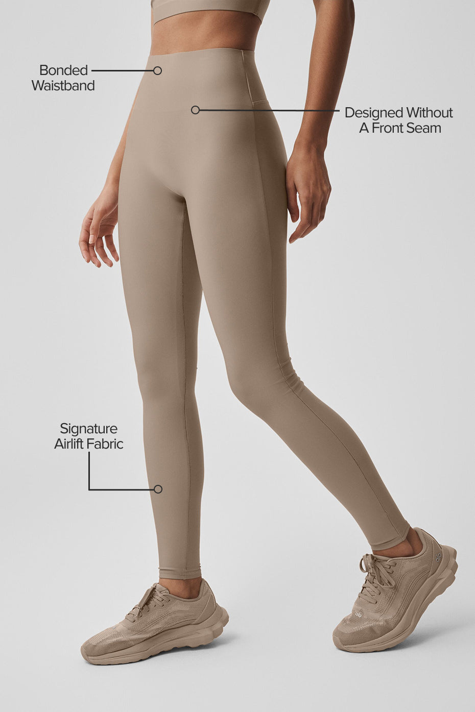 alo Airlift High-Waist Sleek Legging - Gravel