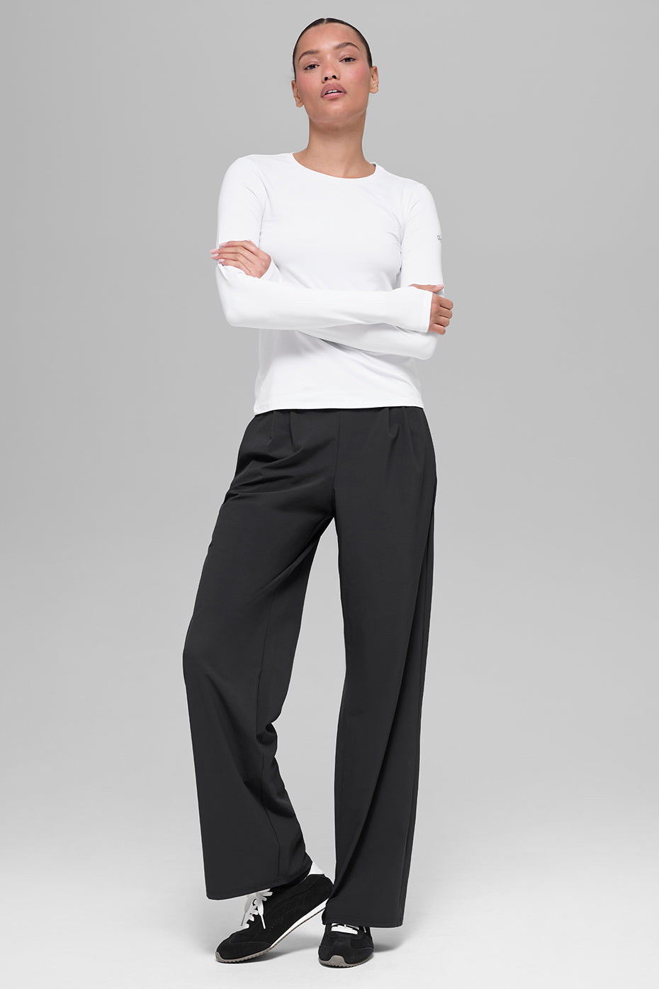 alo Suit Up Trouser (Long) - Black