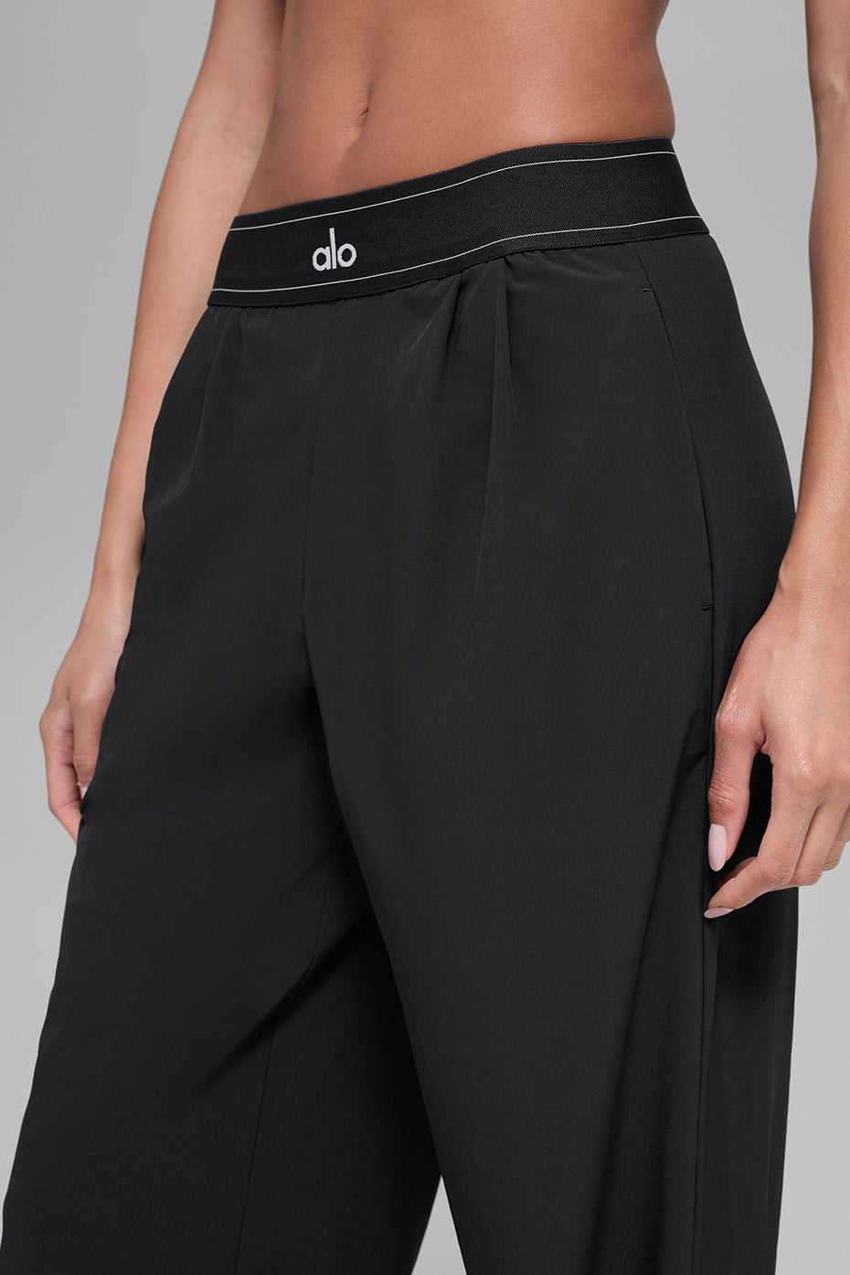 alo Suit Up Trouser (Long) - Black