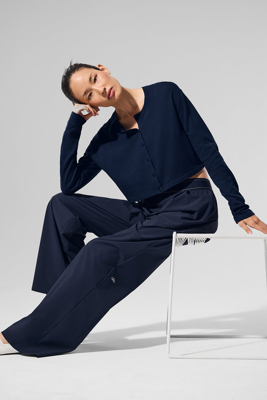 alo Suit Up Trouser (Long) - Navy