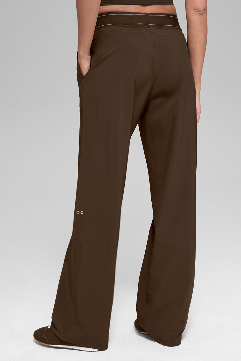 alo Suit Up Trouser (Long) - Espresso