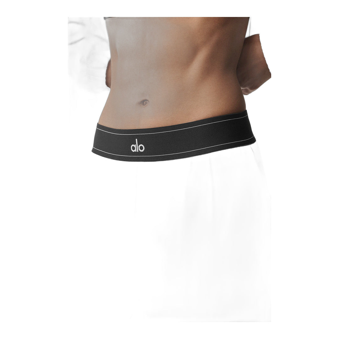 alo Suit Up Trouser (Long) - White/Black