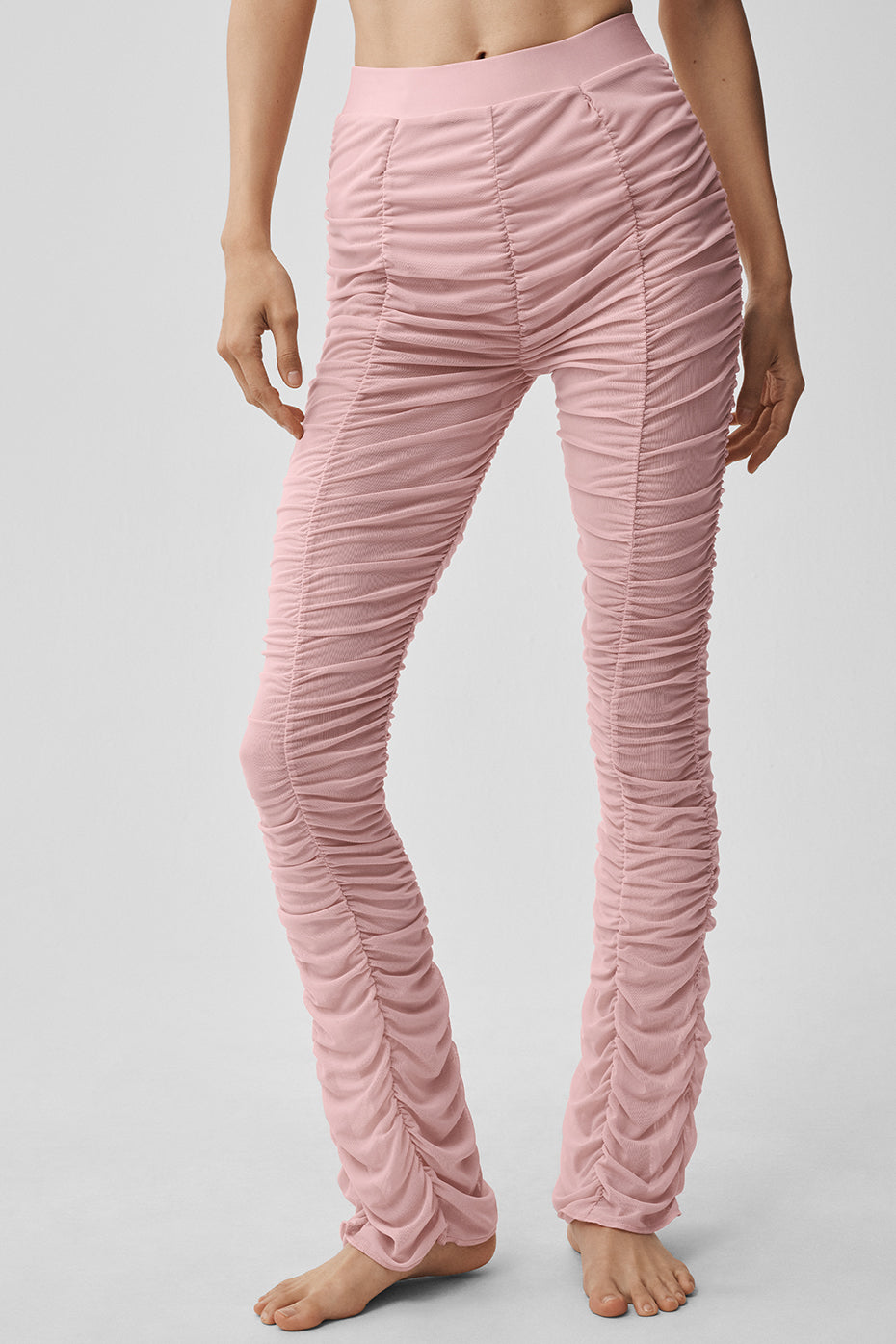 alo Airlift Mesh High-Waist Cherish Legging - Vintage Pink
