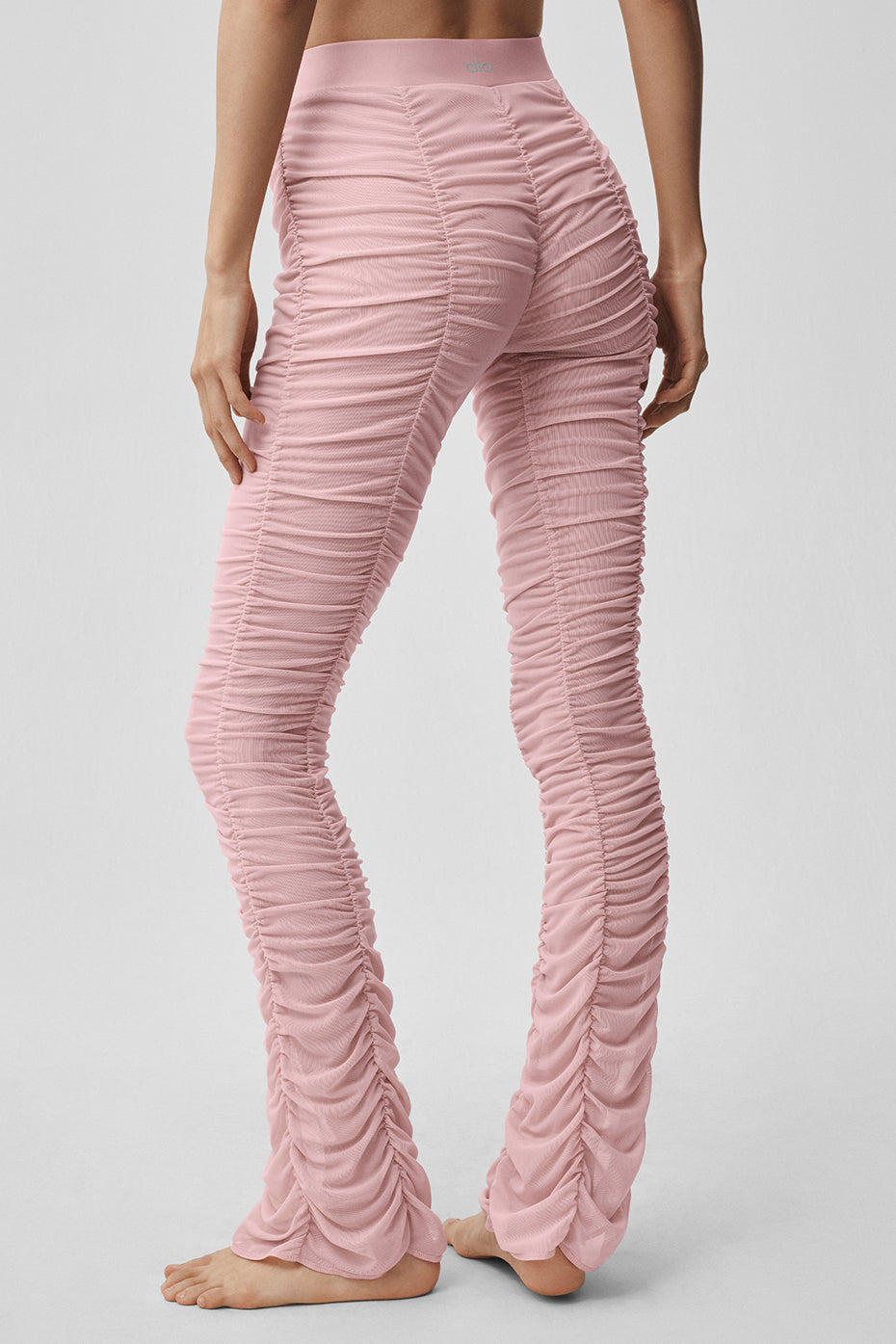 alo Airlift Mesh High-Waist Cherish Legging - Vintage Pink