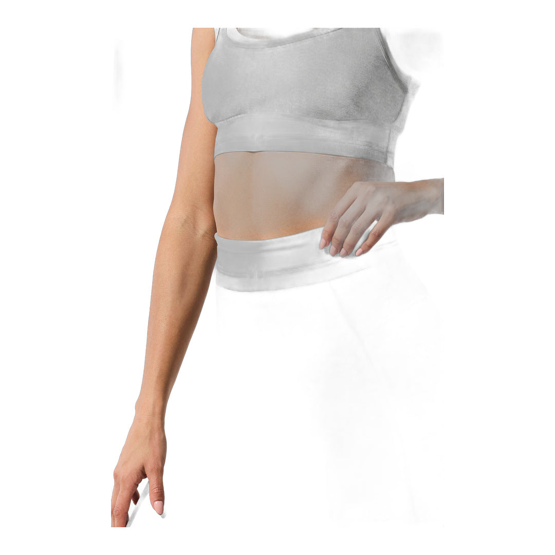 alo Alosoft High-Waist 7/8 Better Together Legging - Athletic Heather Grey/White