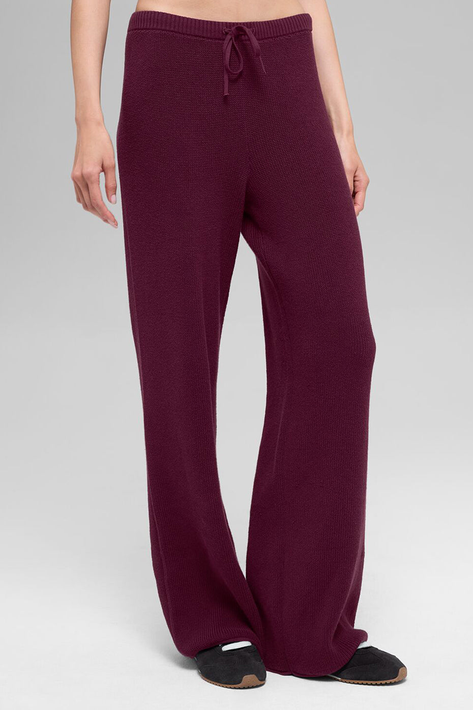 alo Supernatural Sweater Pant - Burgundy