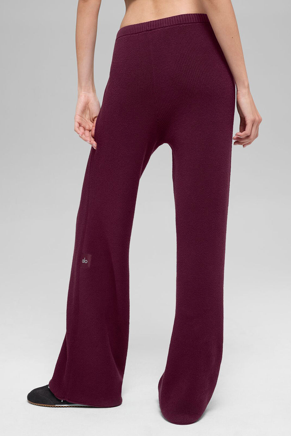 alo Supernatural Sweater Pant - Burgundy