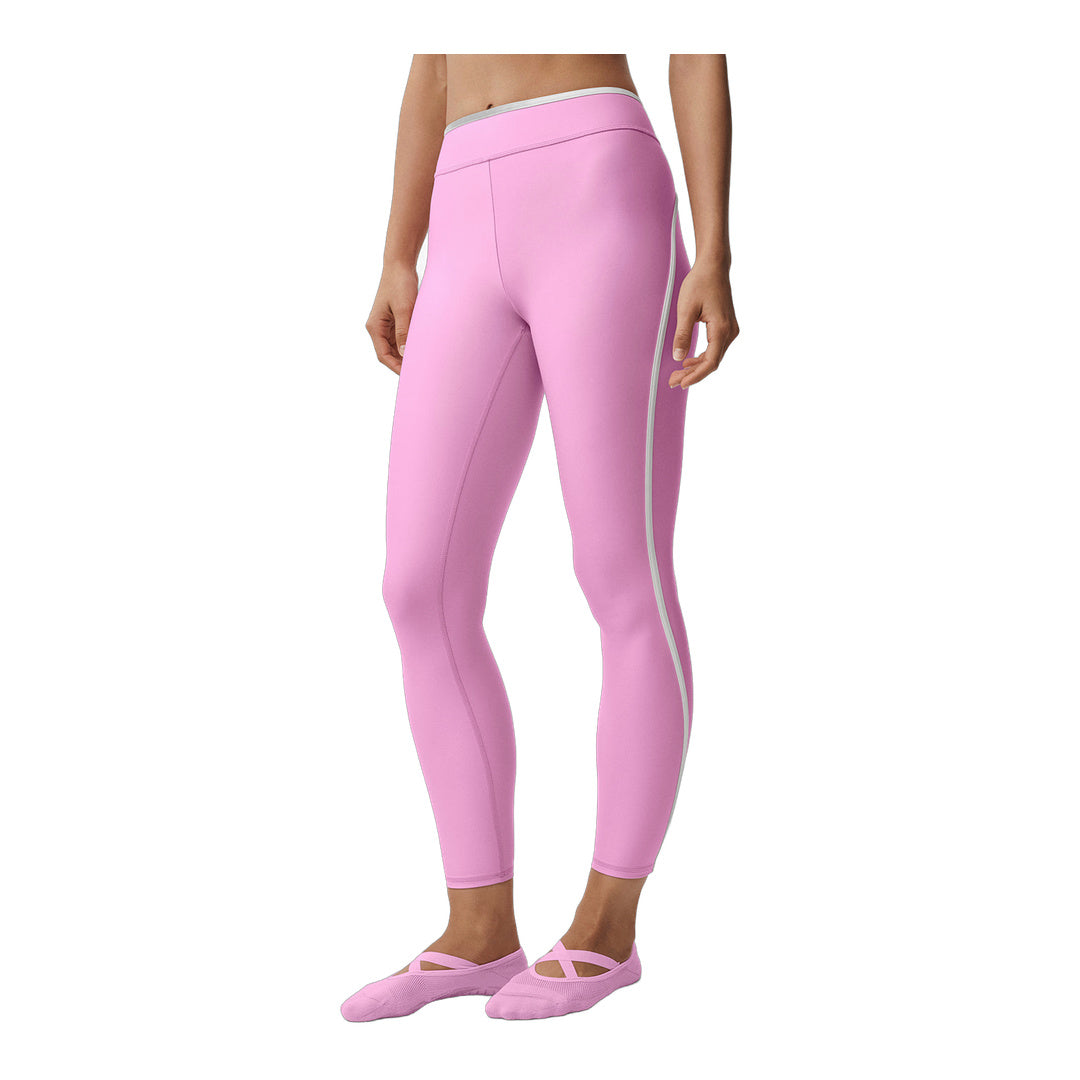 alo Airlift High Waist Charger 7/8 Legging - Candy Heart Pink/White
