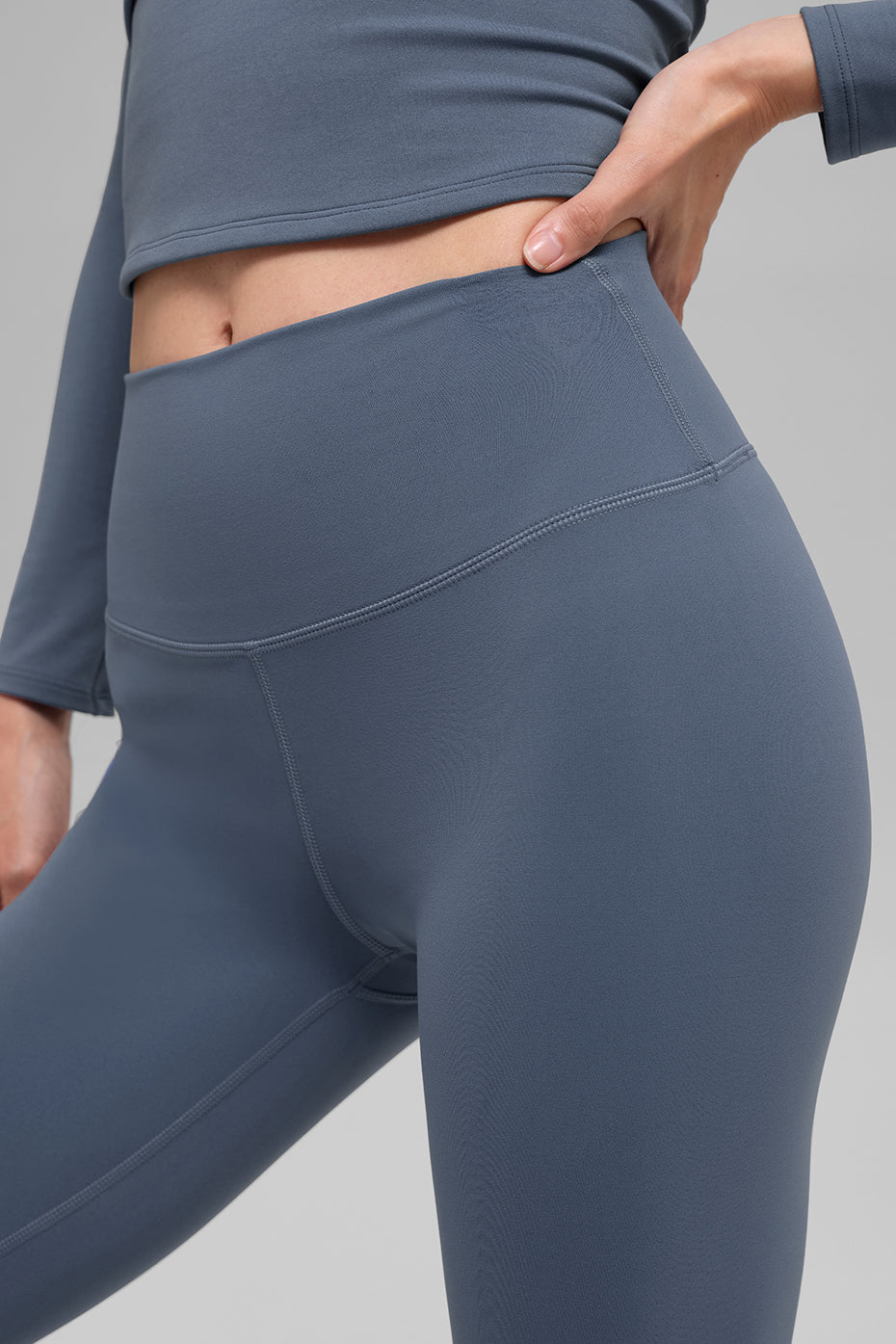 alo ALO Softsculpt High-Waist Legging - Bluestone