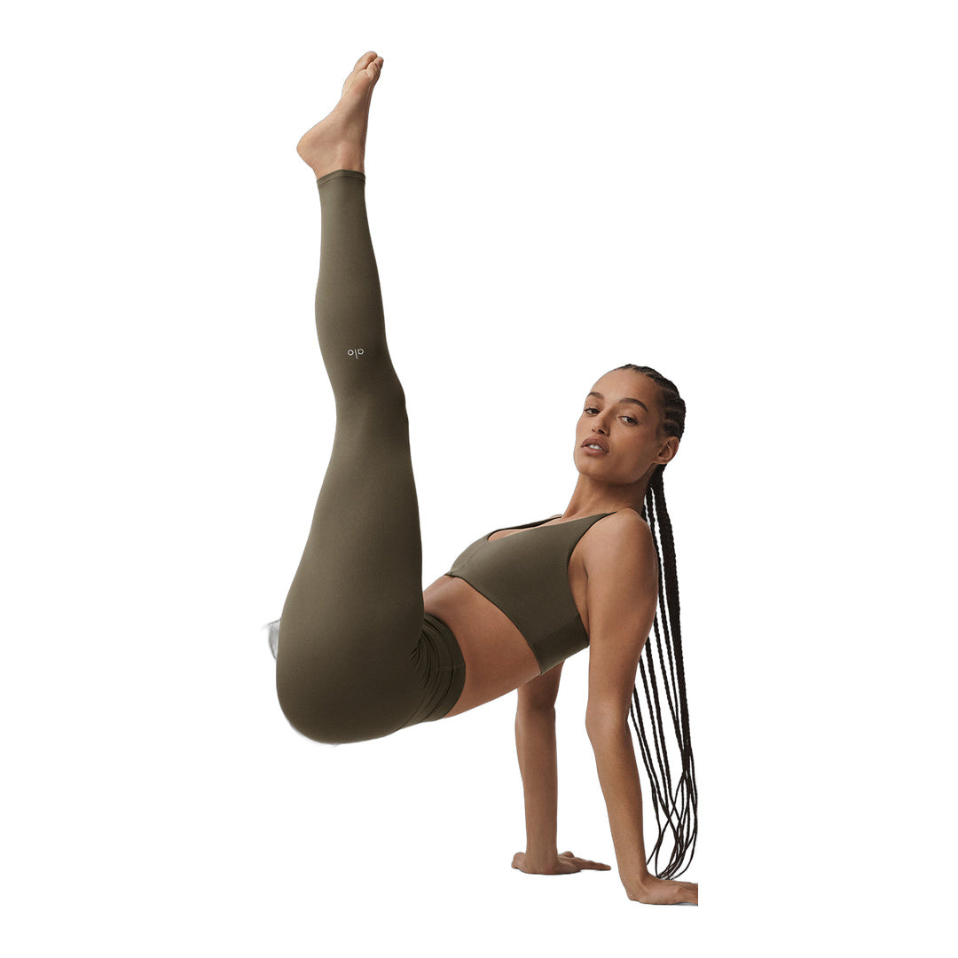 alo ALO Softsculpt High-Waist Legging - Olive Tree