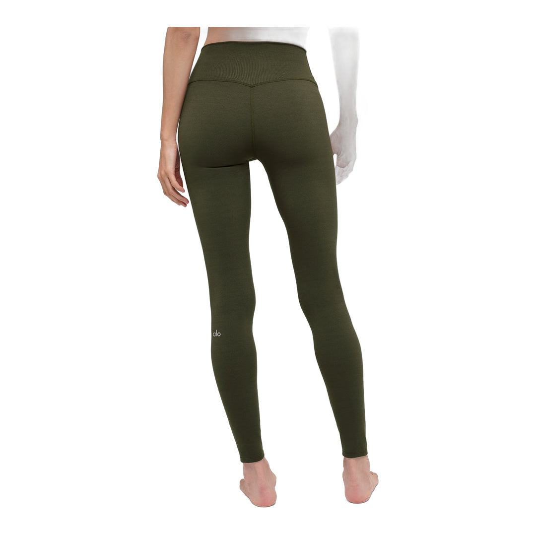 alo ALO Softsculpt High-Waist Legging - Green Olive