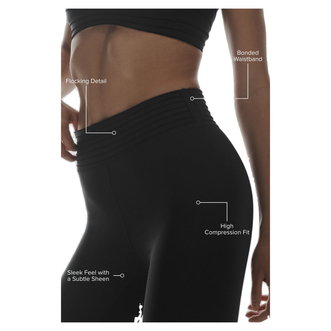 ALO Airlift High-Waist 7/8 Lotus Legging - Black