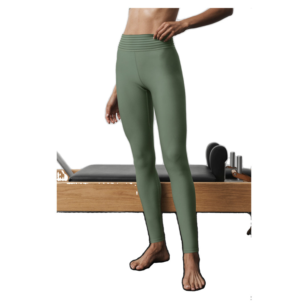 ALO Airlift High-Waist 7/8 Lotus Legging - Bamboo Green