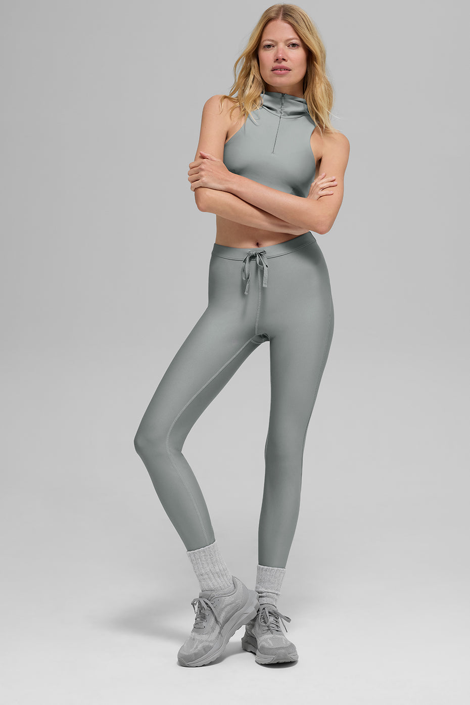 alo Airlift High-Waist Light Speed Legging - Lunar Grey