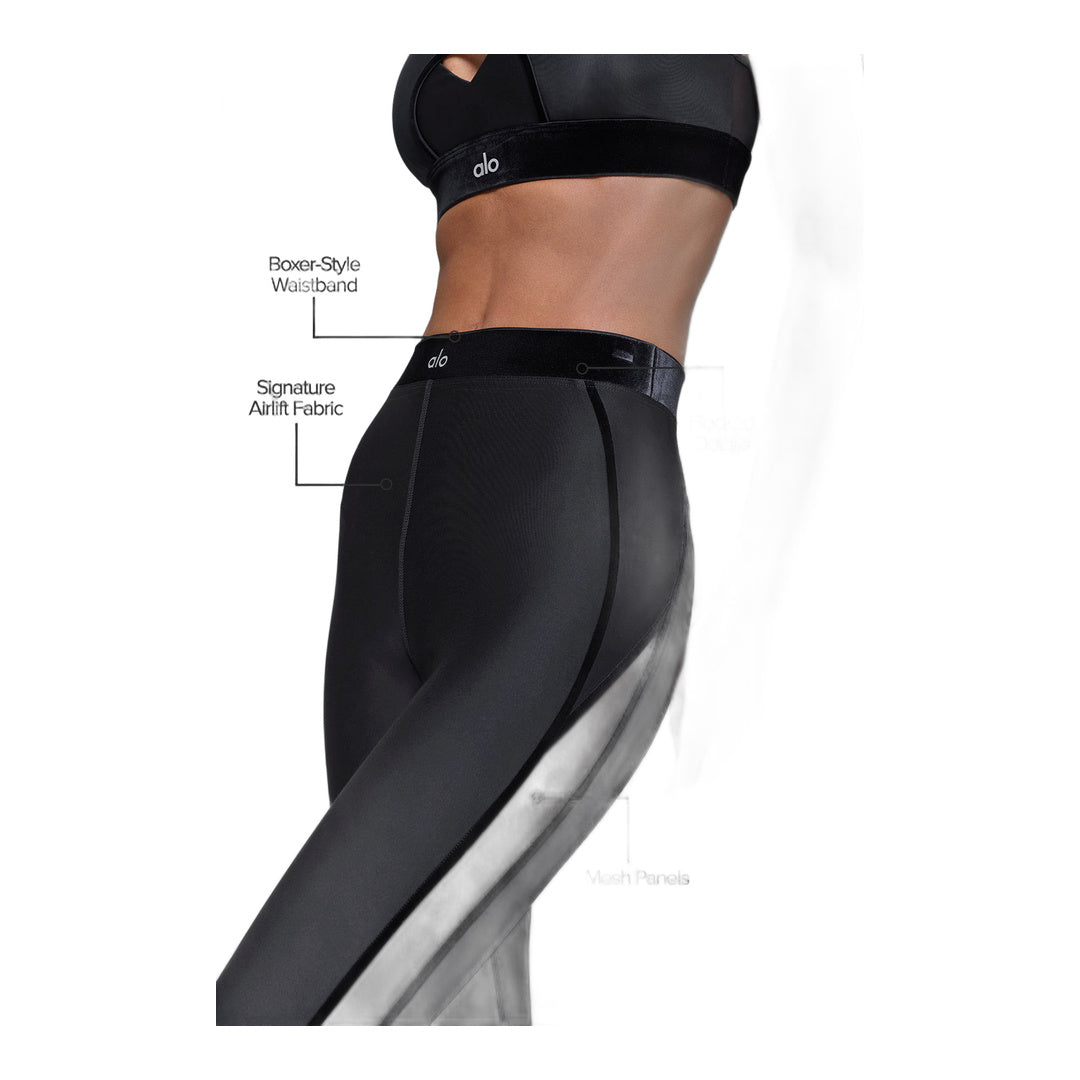 alo Airlift High-Waist Moonlight Legging - Black