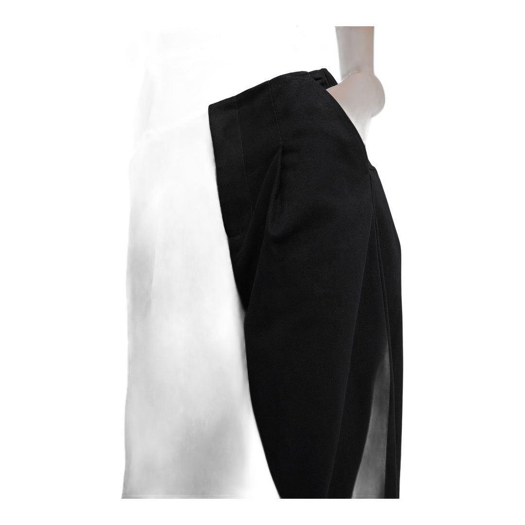 alo High-Waist Main Character Wide Leg Trouser - Black