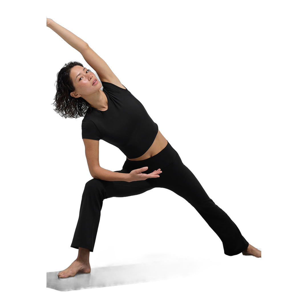 alo ALO Softsculpt High-Waist 7/8 Bootcut Legging - Black