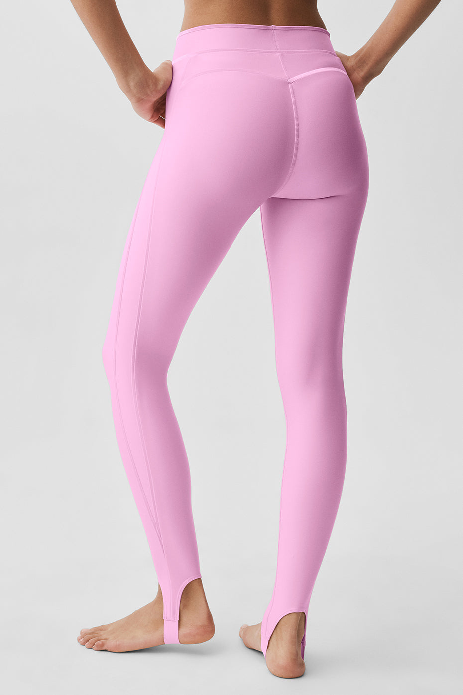 alo Airlift High-Waist Love Language Stirrup Legging - Candy Heart Pink