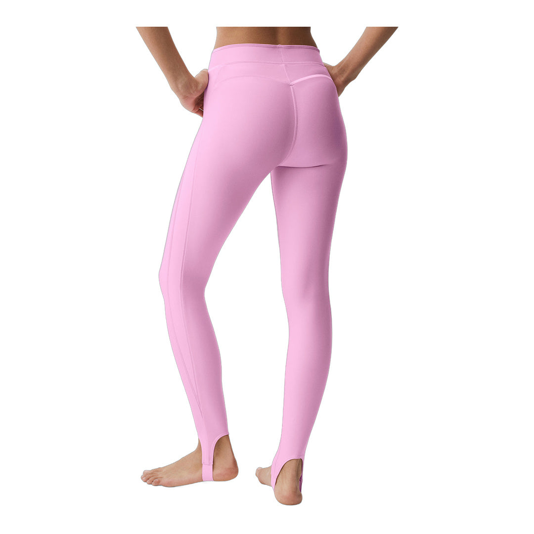 alo Airlift High-Waist Love Language Stirrup Legging - Candy Heart Pink