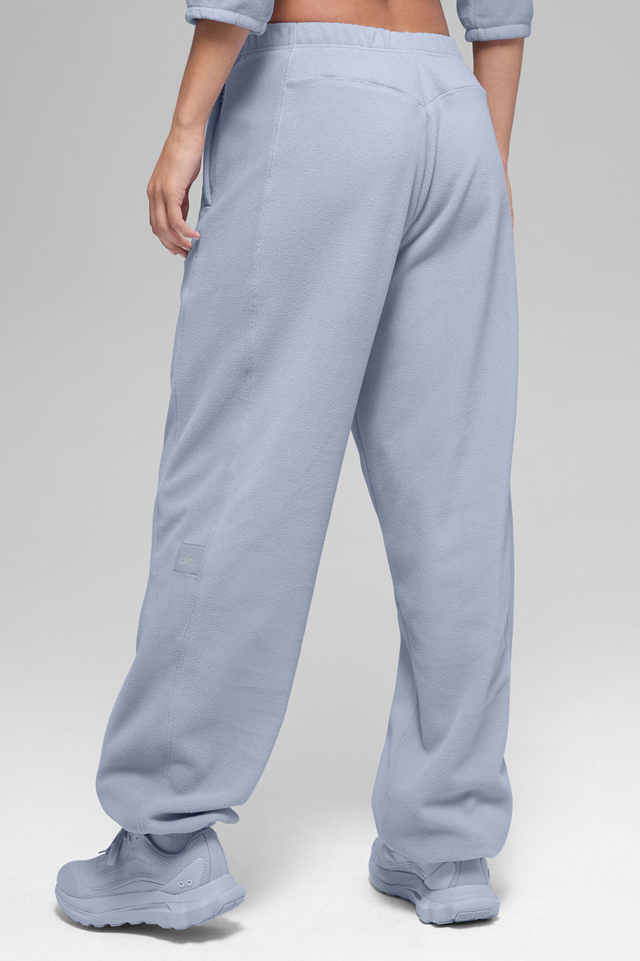 alo Polar Fleece High-Waist Retreat Jogger - Winter Frost