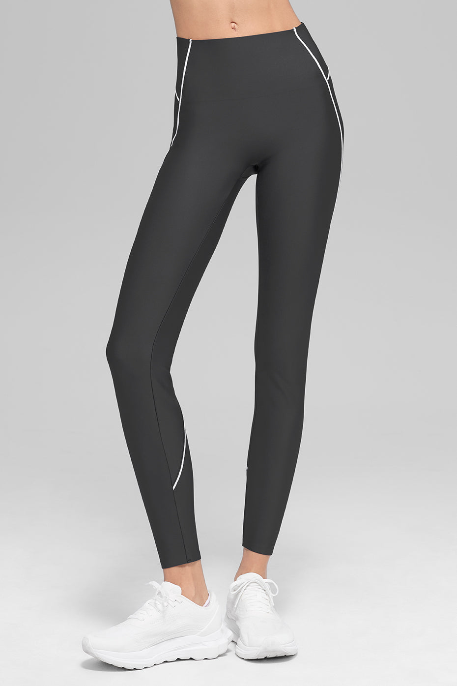 alo Airlift High-Waist Haven Legging - Anthracite/White