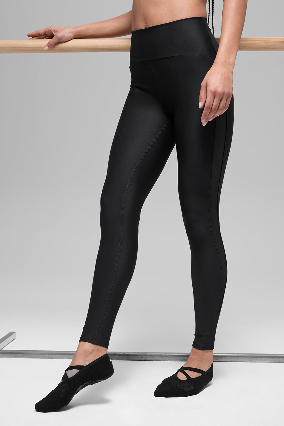 alo Airlift High-Waist Mesh Infatuation Legging - Black