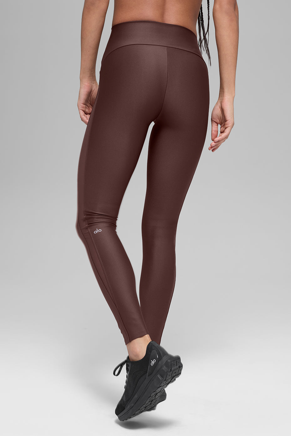 alo Airlift High-Waist Mesh Infatuation Legging - Brownstone