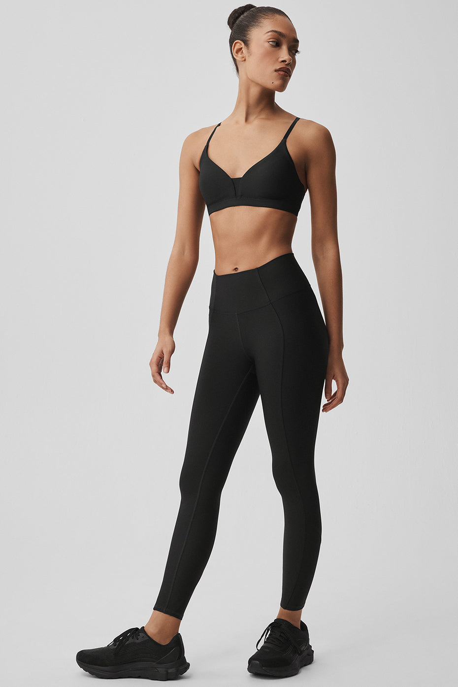 alo Airlift High-Waist 7/8 Fine Line Legging - Black