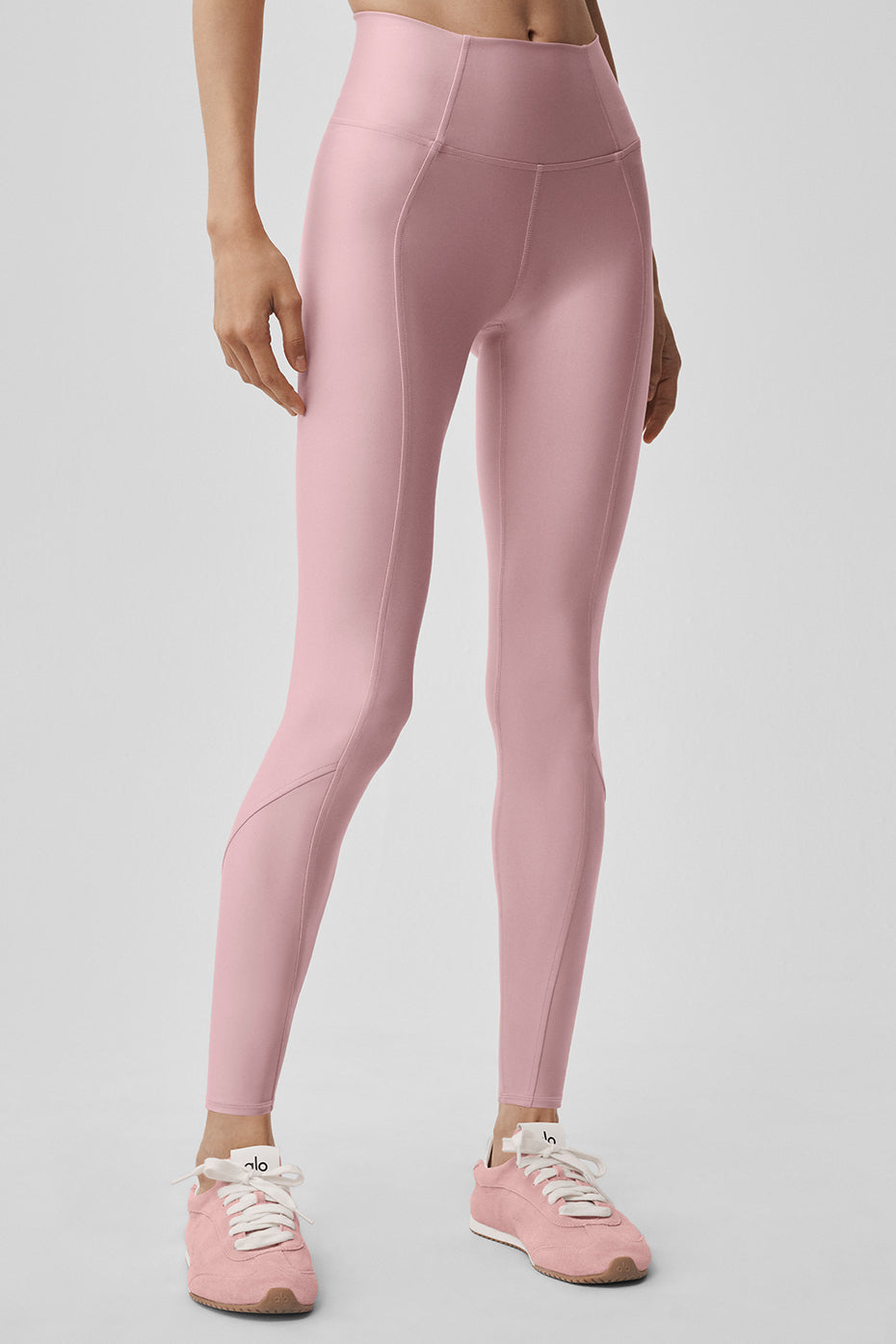 alo Airlift High-Waist 7/8 Fine Line Legging - Vintage Pink