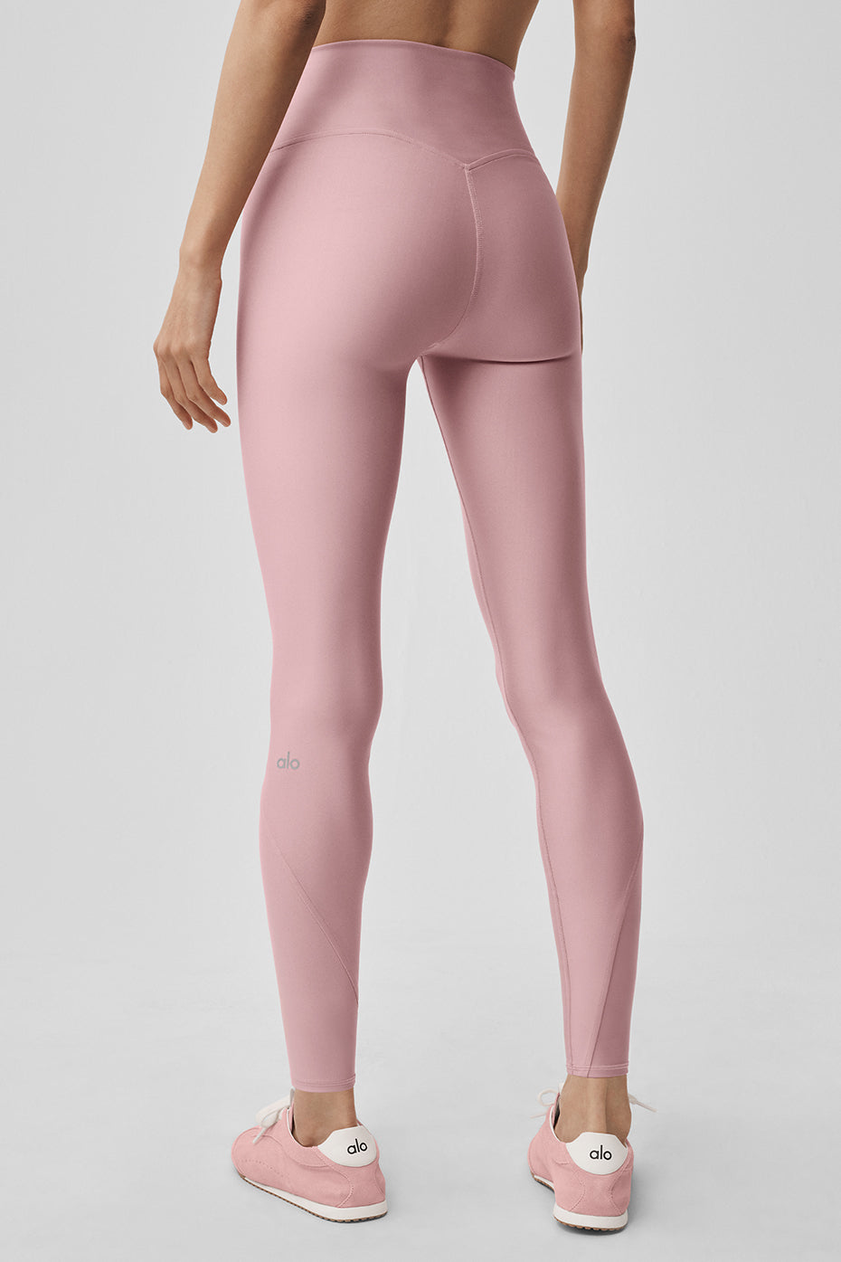 alo Airlift High-Waist 7/8 Fine Line Legging - Vintage Pink