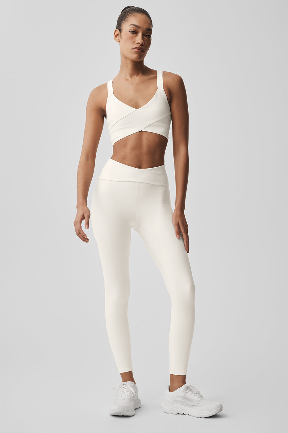 alo Airlift High-Waist 7/8 Horizon Legging - Ivory