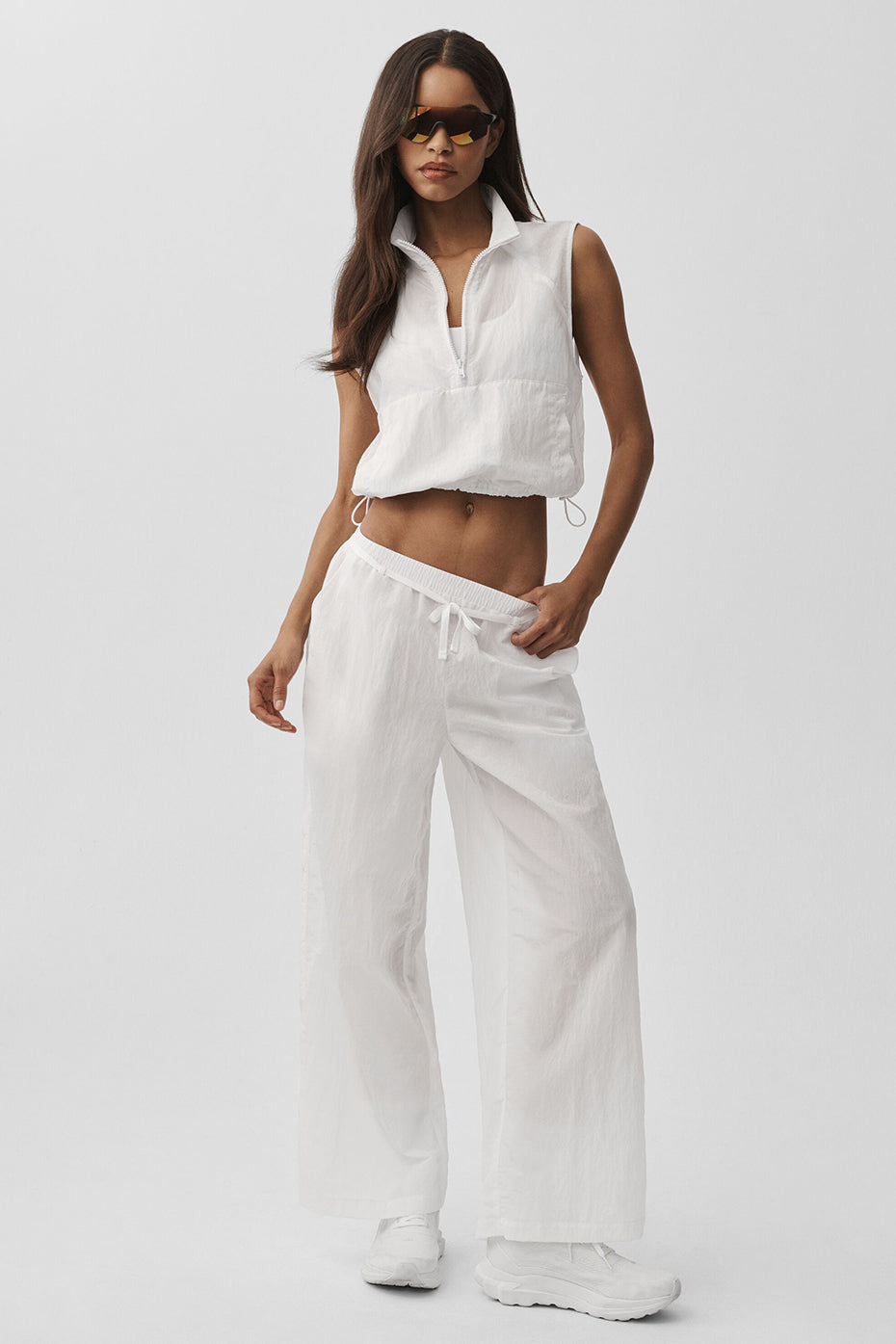 alo Ripstop Electric Straight Leg Pant - White