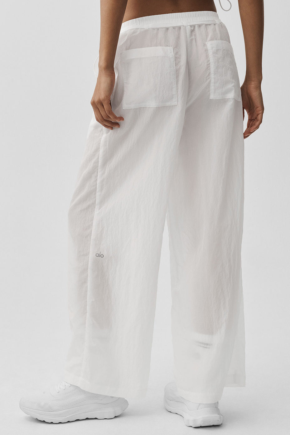 alo Ripstop Electric Straight Leg Pant - White