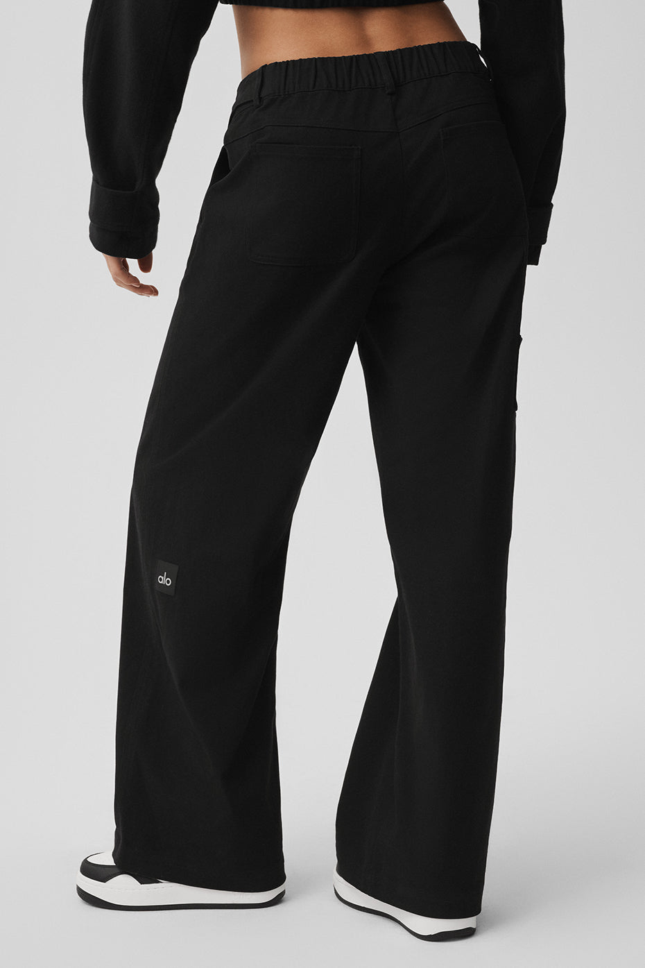 alo High Road Straight Leg Pant - Black