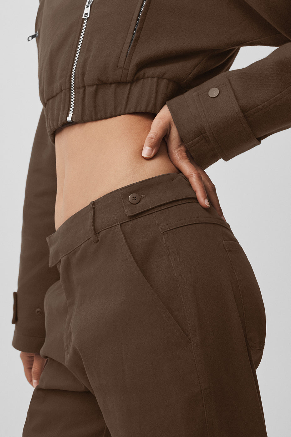 alo High Road Straight Leg Pant - Espresso