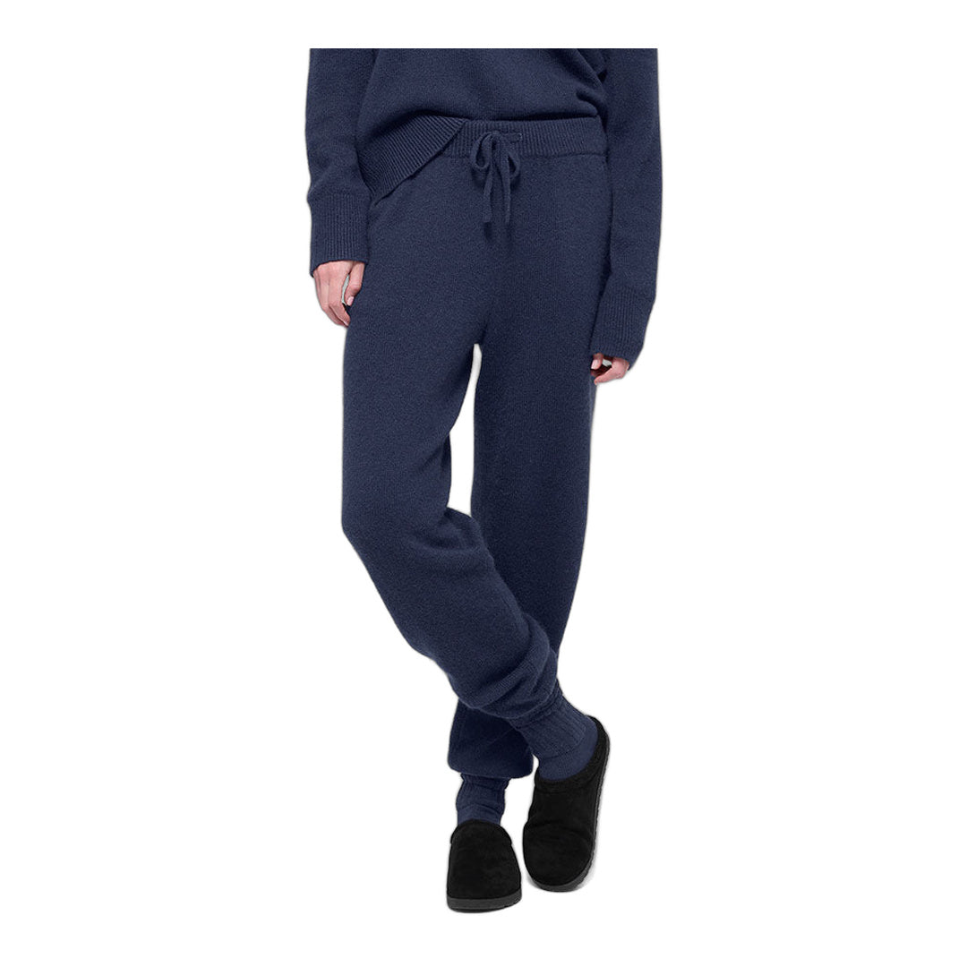 alo Wool Cashmere High-Waist New Class Jogger - Navy