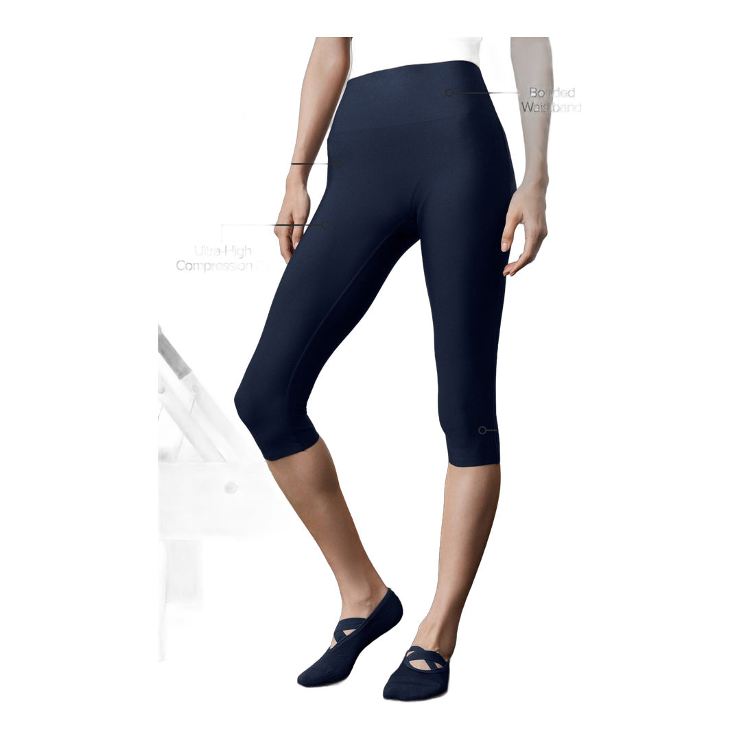 alo Airlift High-Waist Sleek Capri - Navy