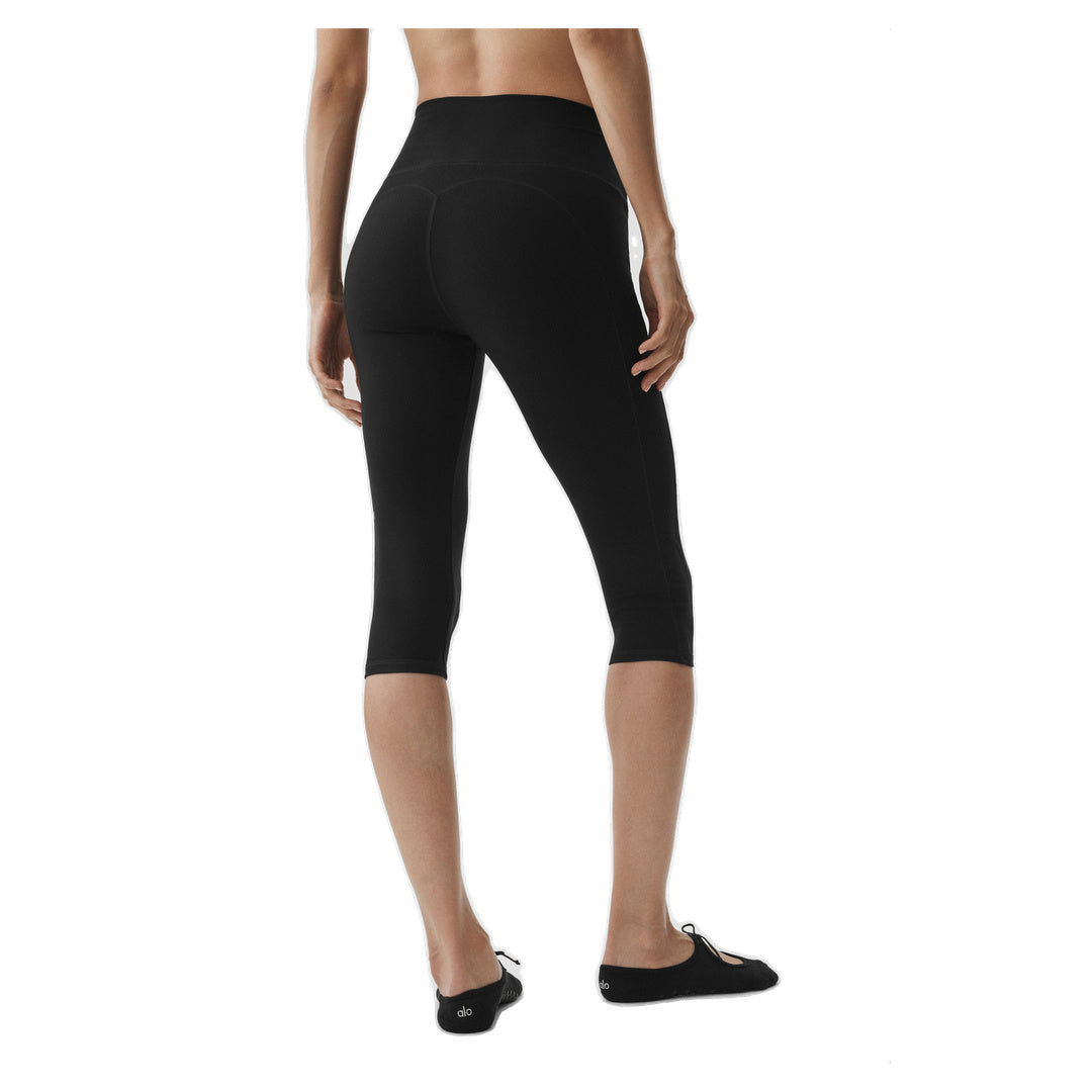 ALO Alosoft High-Waist Intuition Capri - Black